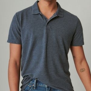 Lucky Brand Men's Venice Burnout Pique Polo New Size Medium